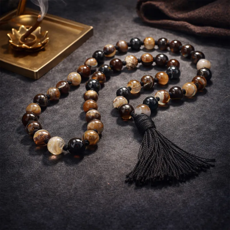 Star Sulemani Agate- Star Sulemani Hakik Mala