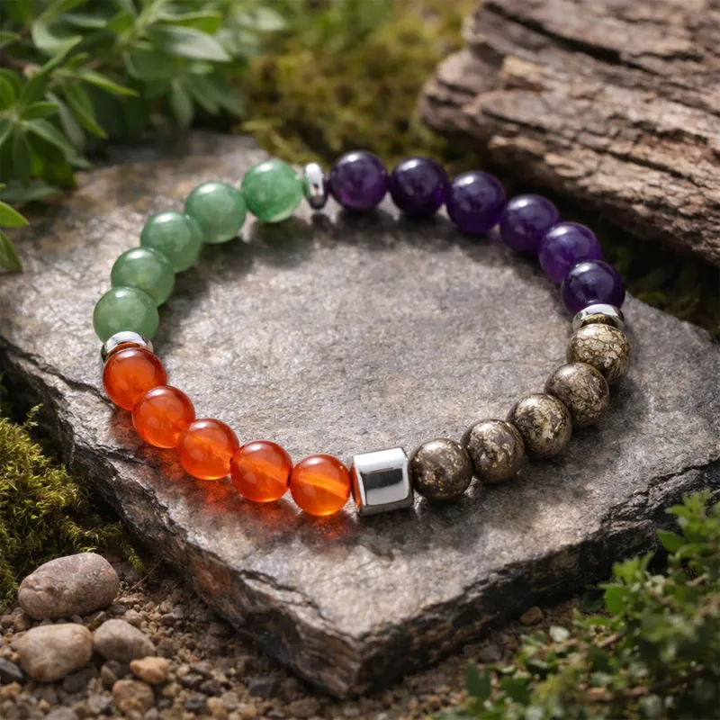 Taurus Zodiac Sign Natural Stone Bracelet