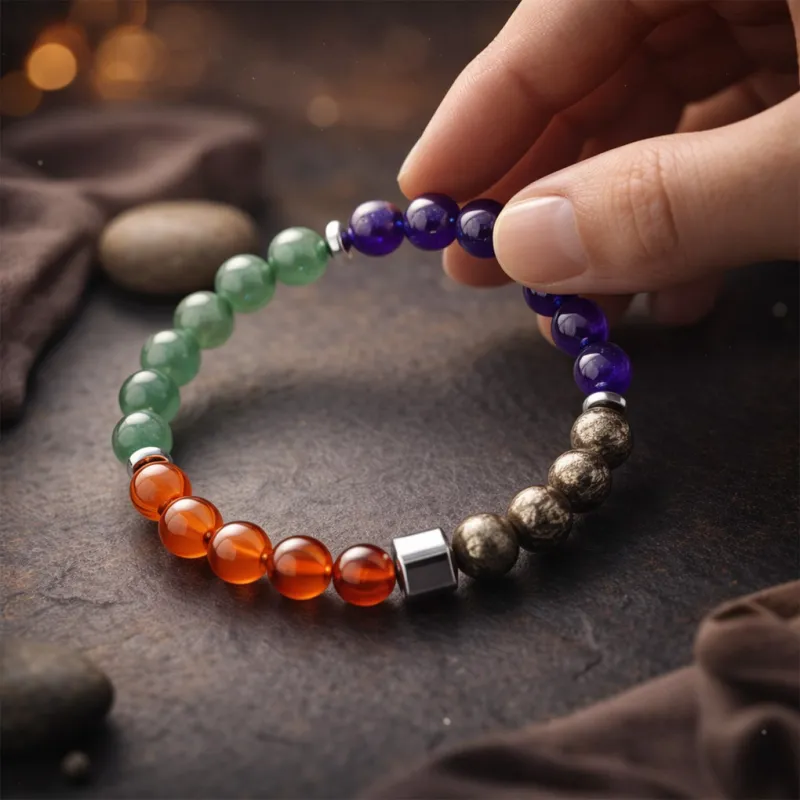 Taurus Zodiac Sign Natural Stone Bracelet
