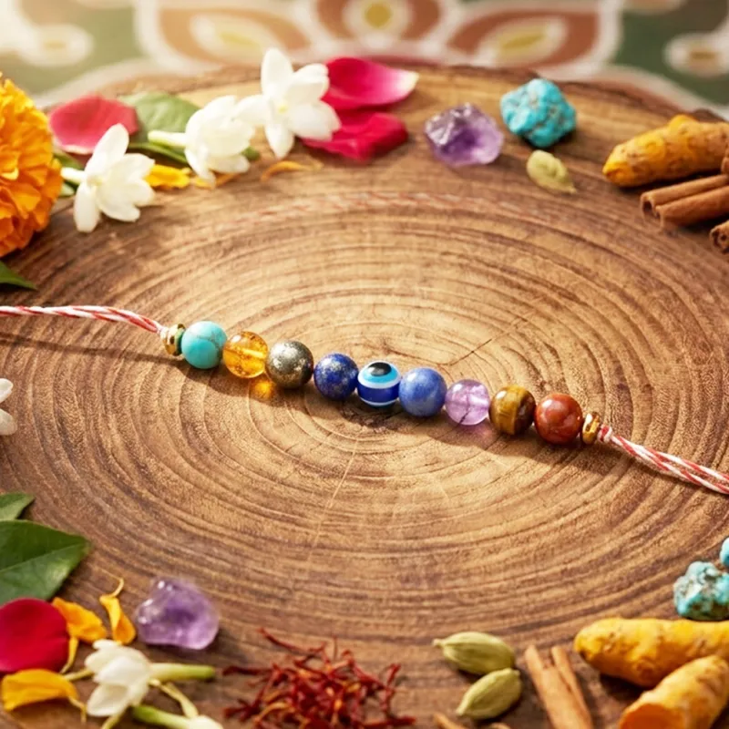 Sapta Chakra Crystal Rakhi 