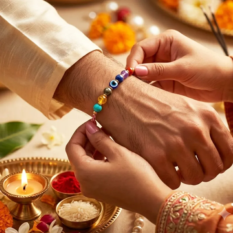 Sapta Chakra Crystal Rakhi 