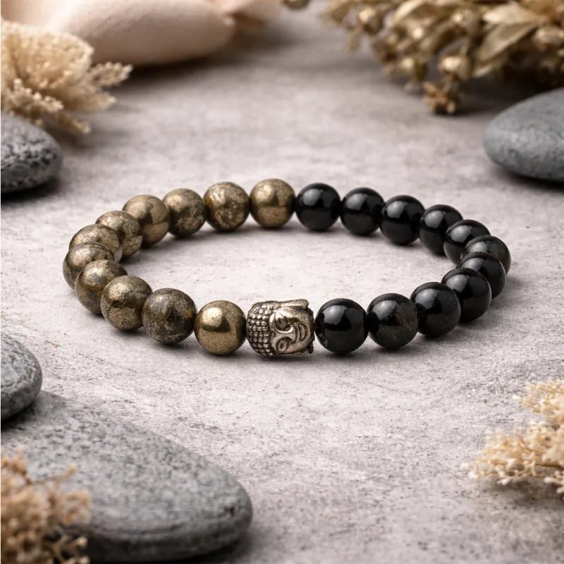 Wealth & Protection Natural Stone Bracelet