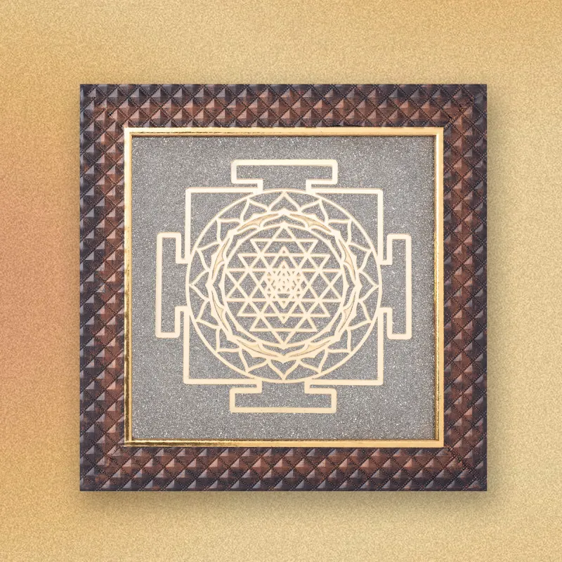 Natural Pyrite Yantra Frames